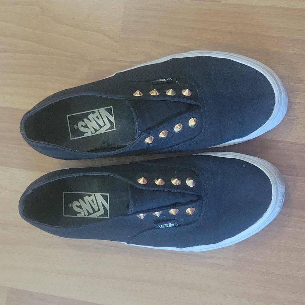 VANS studded slip on